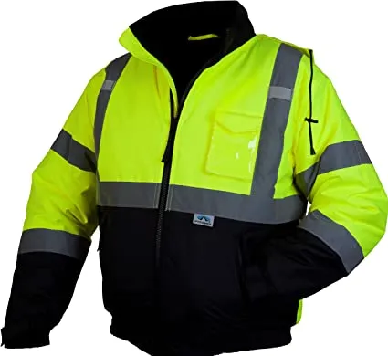 Customization Safety Reflective Bomber Padding Jackets Winter Windbreak Work Wear Jackets