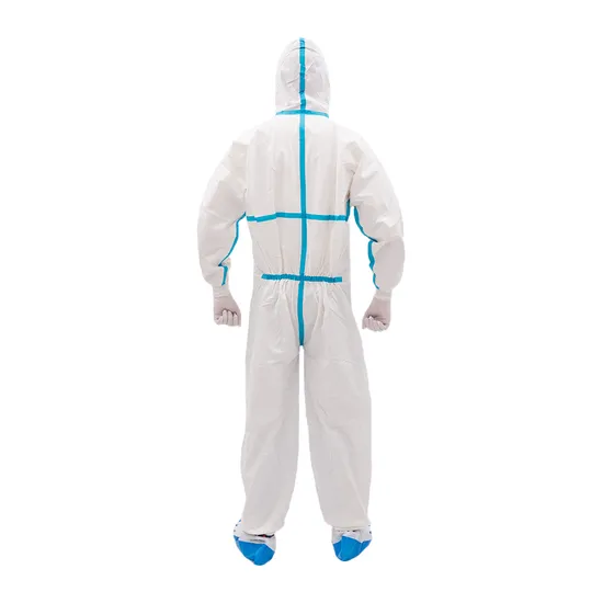 Disposable Anti Dust Oil Epidemic Antibacterial Plastic Closures Isolation Safety Suit Protective Clothing Dust-Proof Coveralls