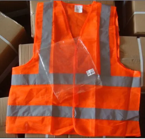 Traffic Safety 100% Polyester Yellow Reflective Vest