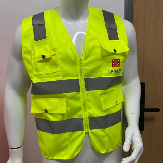 High Visibility Reflective Safety Vest Security Vest in Guangzhou