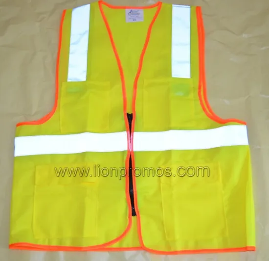 Traffic Worker Safety Custom Printing Reflective Vest