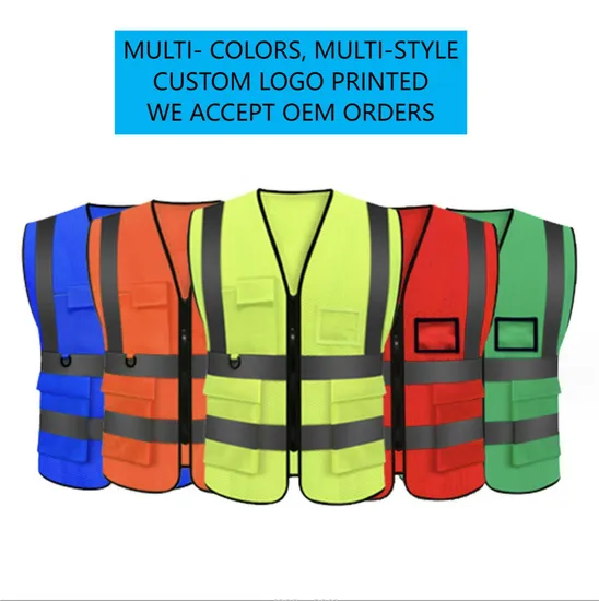 OEM Reflective Vest High Visible Vest Safety Vest
