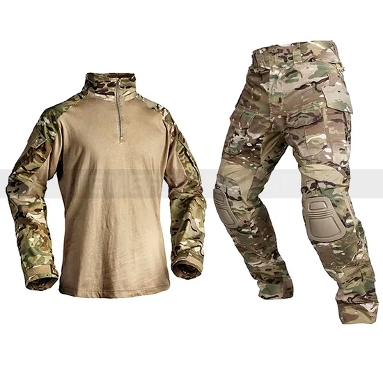 Emersongear G3 Camouflage Tactical Clothing Frog Suit Combat Uniform Military Style Uniform with Knee Pads