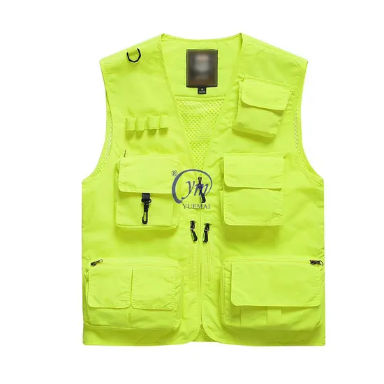Outdoor Fishing Multi Pockets Cargo Vest Photography Camping Work Volunteer Vest