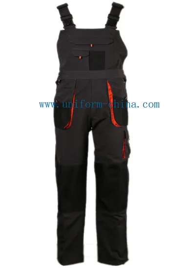 Workwear Pants Polyester Cotton Bib Overalls Protective Clothing Bib Pants