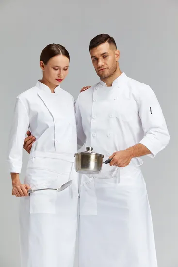Hospitality Catering Hotel Staff Uniform Executive Chef Coat