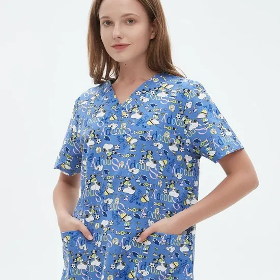 OEM Nursing Disposable Scrubs Suit Medical Scrub Suit Hospital Uniforms