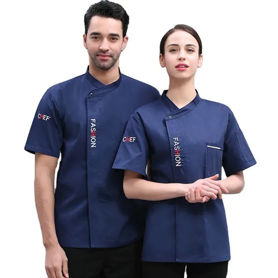 Personalized Customized Kitchen Uniforms Chef Jacket Hotel Kitchen Restaurant Chef Coat for Men Women