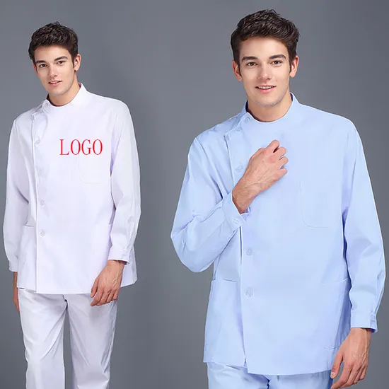 High Quality Nurses Scrub Uniform Custom Logo Design Long Sleeve Scrubs Hospital Uniforms Scrub