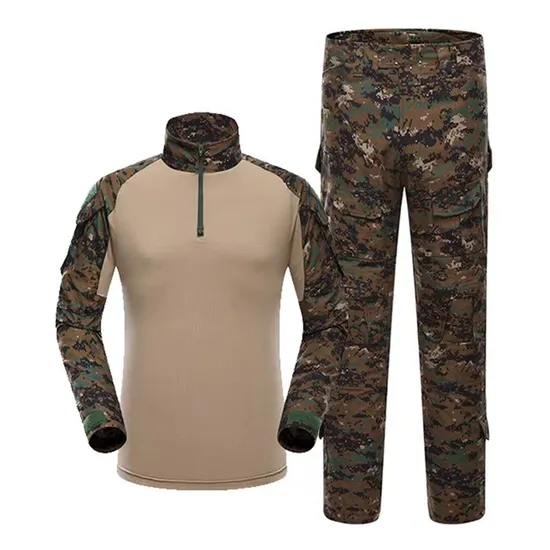 Custom Camouflage Uniform Cotton Shirt Pants Set Clothes Manufacture Wholesale Frog Suit