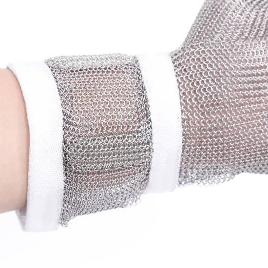Custom Butcher Stainless Steel Chain Mail Mesh Glove Anti Cut Proof Metal Chain Glove