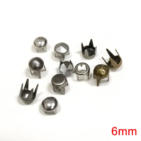 Wholesales Metal Dome Studs Decoration Claw Rivets for Clothing Shoes Belts Bags Accessory