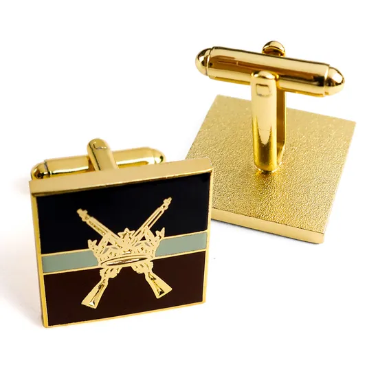 Custom 3D Make Logo Cufflink Metal Cuff Buttons Pins Shirt Cufflinks