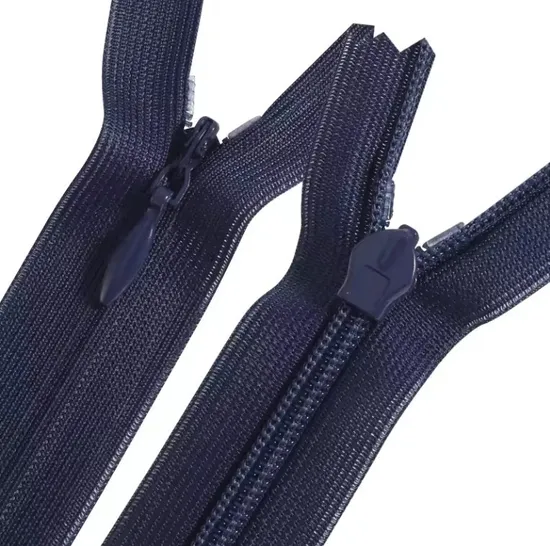 Factory Colorful Reversible Invisible Zipper Hidden Teeth 3# Nylon Zipper for Garments