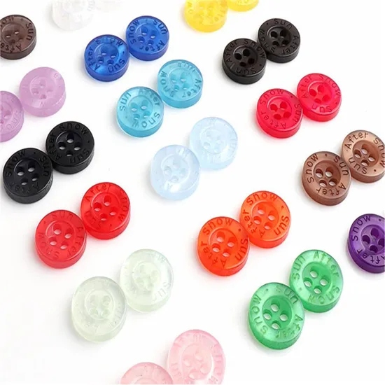 The Manufacturer of Plastic Shirt Button 2 Holes/4 Holes for Garments 