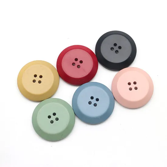 Mens Custom Engraved Logo Polo Sewing Shirt Pearl Resin Polyester Plastic Buttons