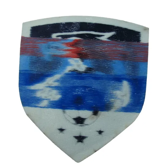 Woven Football Club Patch Versatile Woven Embroidery Patches with Removable Hook-and-Loop Backing