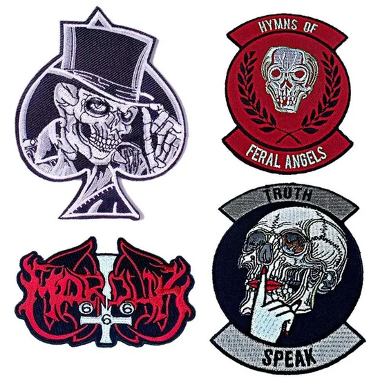 Custom Embroidered/Woven Iron-on Logo Patches for Clothing Accessories