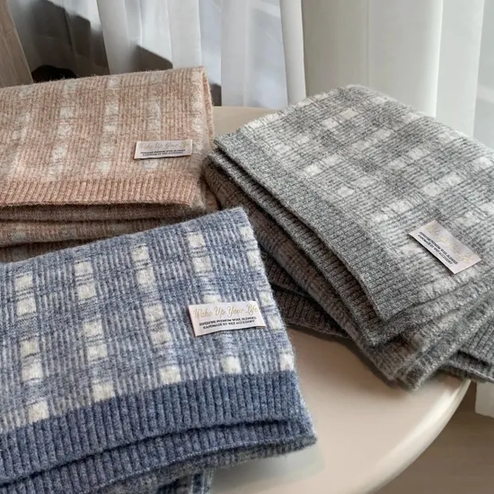 Warm Knitted Fashion Scarf High Quality Feel Pashmina Scarf