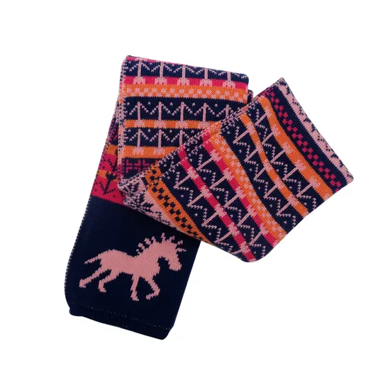 Custom Winter Warm Christmas Holiday Color Jacquard Scarf