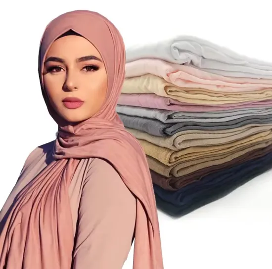 Supplier Wholesale High Quality Scarves Shawls Ethnic Scarf for Women Stylish Ladies Jersey Hijab Muslim