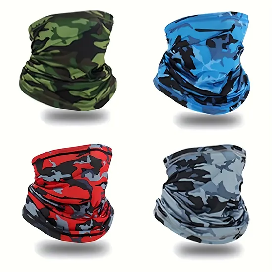 Wholesale Breathable Camouflage Summer Cycling Mask Sunscreen Protection Balaclava for Men Women