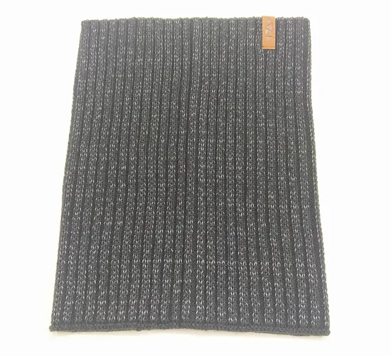 Reflective Thread Knitted Fashion Scarf Neck Warmer Safety at Night Women and Men