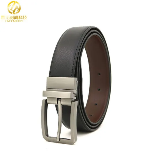 F&T Fashion Wholesale Clothing Accessories Custom Genuine Leather Belt for Men
