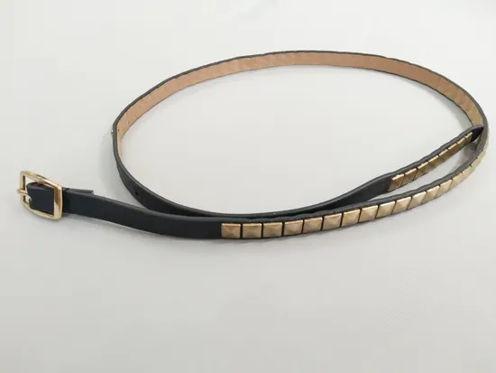 Navy Fashion Woven′s PU Belt