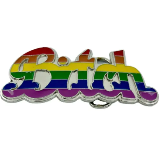 DIY Enamel Zinc Alloy Soft Enamel Metal Belt Buckle Rhinestones Antique Brass Belt Buckle