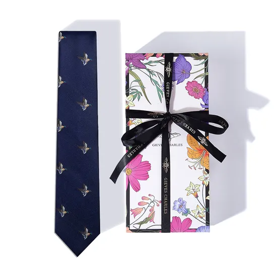 China Factory Digital Printing Pure Silk Mens Fashion Silk Ties with Custom Label