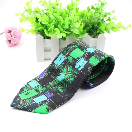 Wholesale Custom Made 2019 Latest Tops Designs Print 100% Handmade Silk Tie Necktie