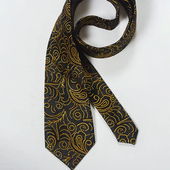 Men′s Classic Paisley Ties Luxury Italian Silk Jacquard Necktie Customized Logo Business Wedding Male Neck Tie