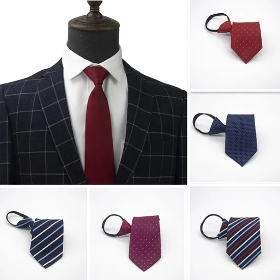 Fashion Classical Wholesale Customization Handmade Necktie Polyester Silk Tie