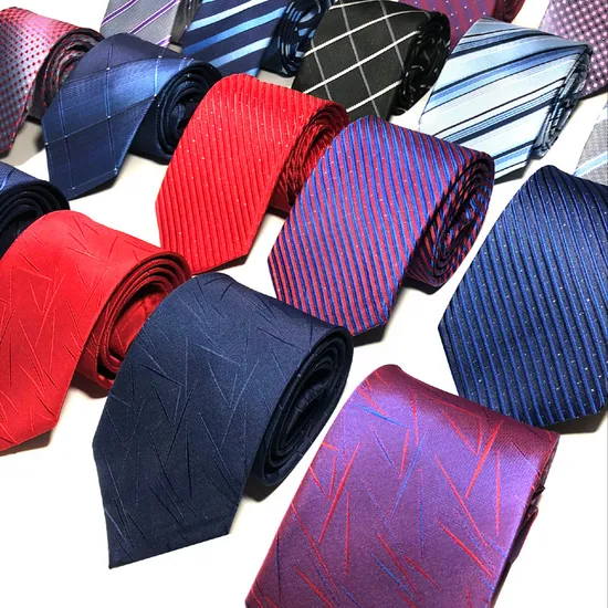 Custom High Quality Personalized Silk Polyester S Woven Neck Ties Mens Tie