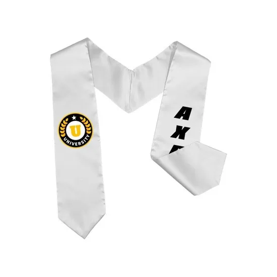 Sublimation Polyester Graduation Stole for Adults