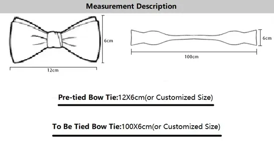2024 Hot Selling Custom Solid Pattern Silk Jacquard Men Wedding Bow Tie New for Men for Party