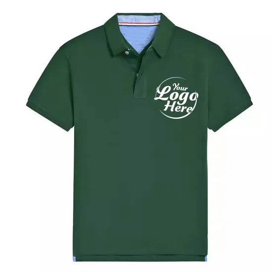 Customized Unisex Casual Loose Golf Polo Cotton Workwear Polo Shirt