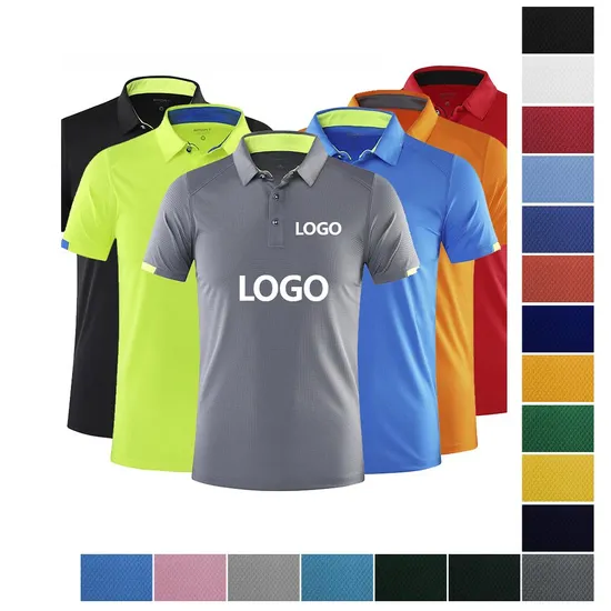 Custom Quick Dry Customised Printing Embroidered Logo Sports Uniform Men′s Polo Shirt