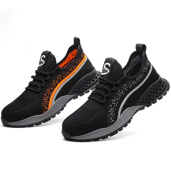 Sport Sneaker Safety Shoes for Running and Hiking Work