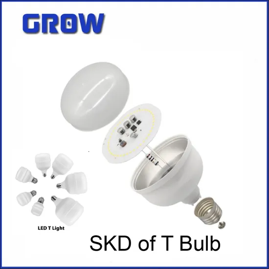 China Factory Wholesale Unassembled SKD of T LED Lamp T50/T60/T70/T80/T100/T120/T140 Plastic Housing High Power LED Bulb for Indoor Lighting
