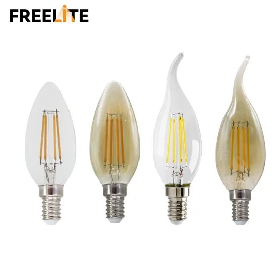 Edision Candle Lamp C35 E14 E27 2W 4W 5W 6W Transparent Amber Glass Vintage Decorative LED Filament Bulb