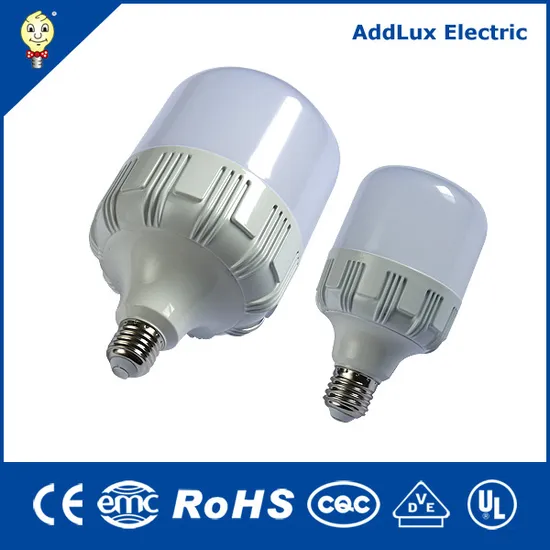 Saso CE UL E27 E40 15W 20W 30W 40W 100W T-Shape Powerful LED Industrial Bulbs Made in China for Home & Business Indoor Lighting