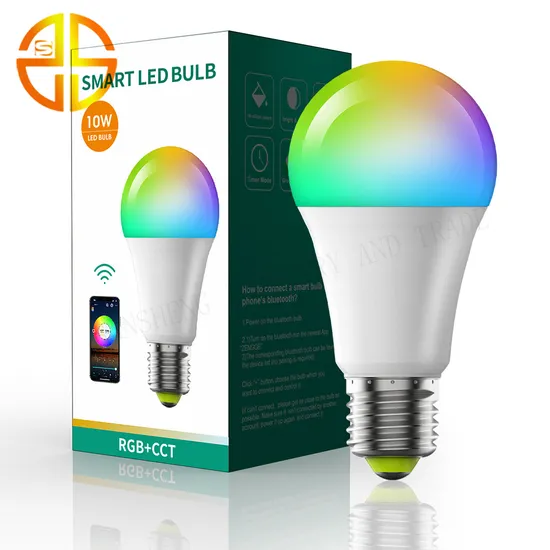 Color-Changing RGB LED Smart Bulb for Energy Efficiency