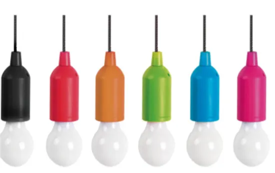 Yichen AAA Battery Operated LED Bulb Light with String Switch