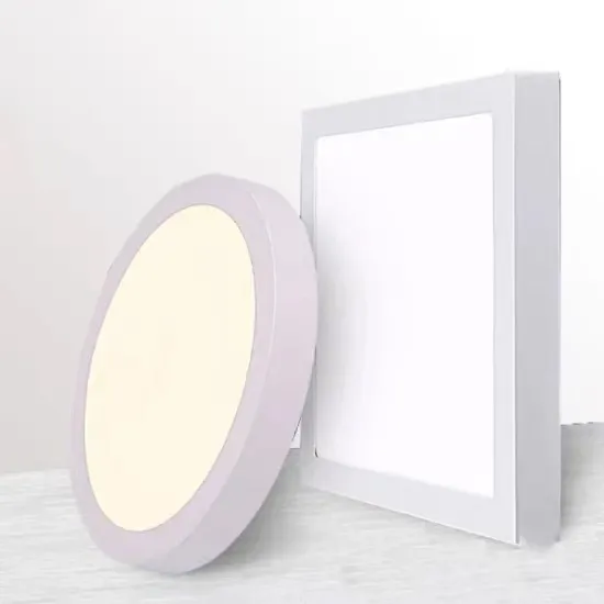 LED Panel Light 6W/12W/18W/24W Round and Square Shape