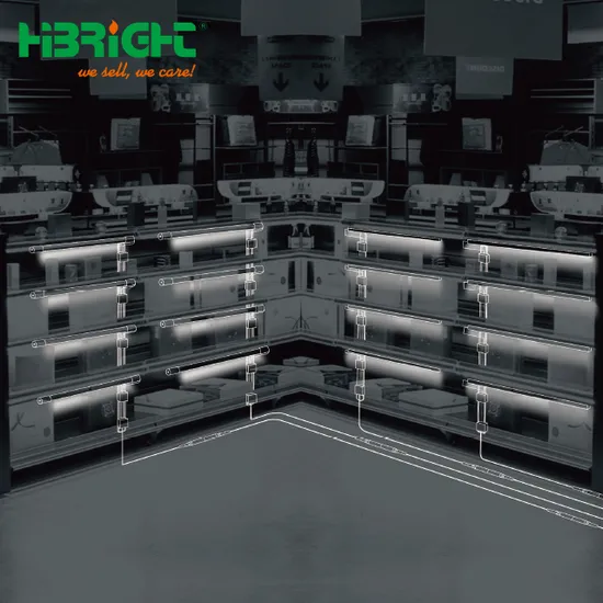 Boutique Retail Store White Color LED Lighting System for Shelf