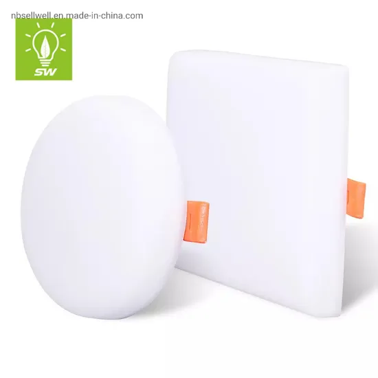 170-265V IP20 Interior SMD Home Office Lamp 3000K 4200K 6500K 3W 6W 9W 12W 15W 18W 24W Recessed Surfaced Aluminum Slim Round Square LED Commercial Panel Light