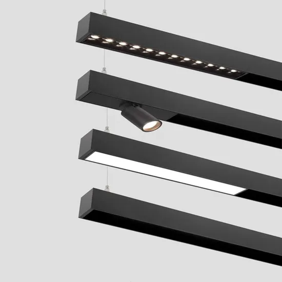 Linear Light Profile Hanging Aluminum Profile Office Lighting Chandelier