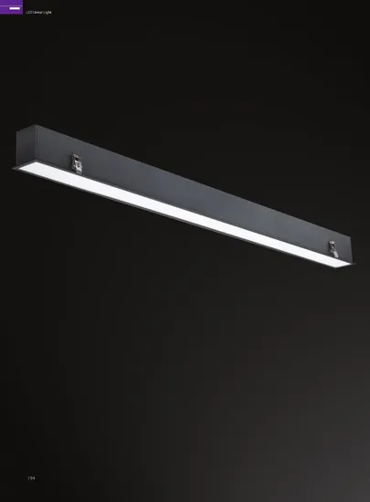 Fire Proof Aluminum Frame LED Linear Lighting Pendent